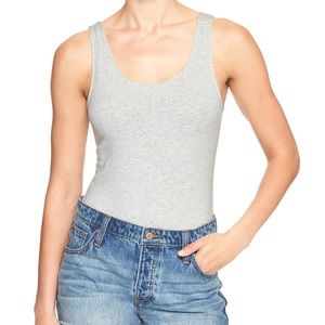 GAP Grey Tank Bodysuit